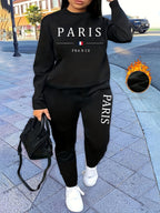 Womans Tracksuit Two Piece Set Hooded Sweatshirts+Sweatpants Suit Lady Casual Jogging Pullovers Fashion Sports Outfits Clothing