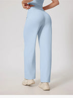 New Women Sportswear Yoga Set Sport Suit Gym Workout Clothes Gym Vest Crop Top High Waist Straight leg Pants Fitness Sports Wear