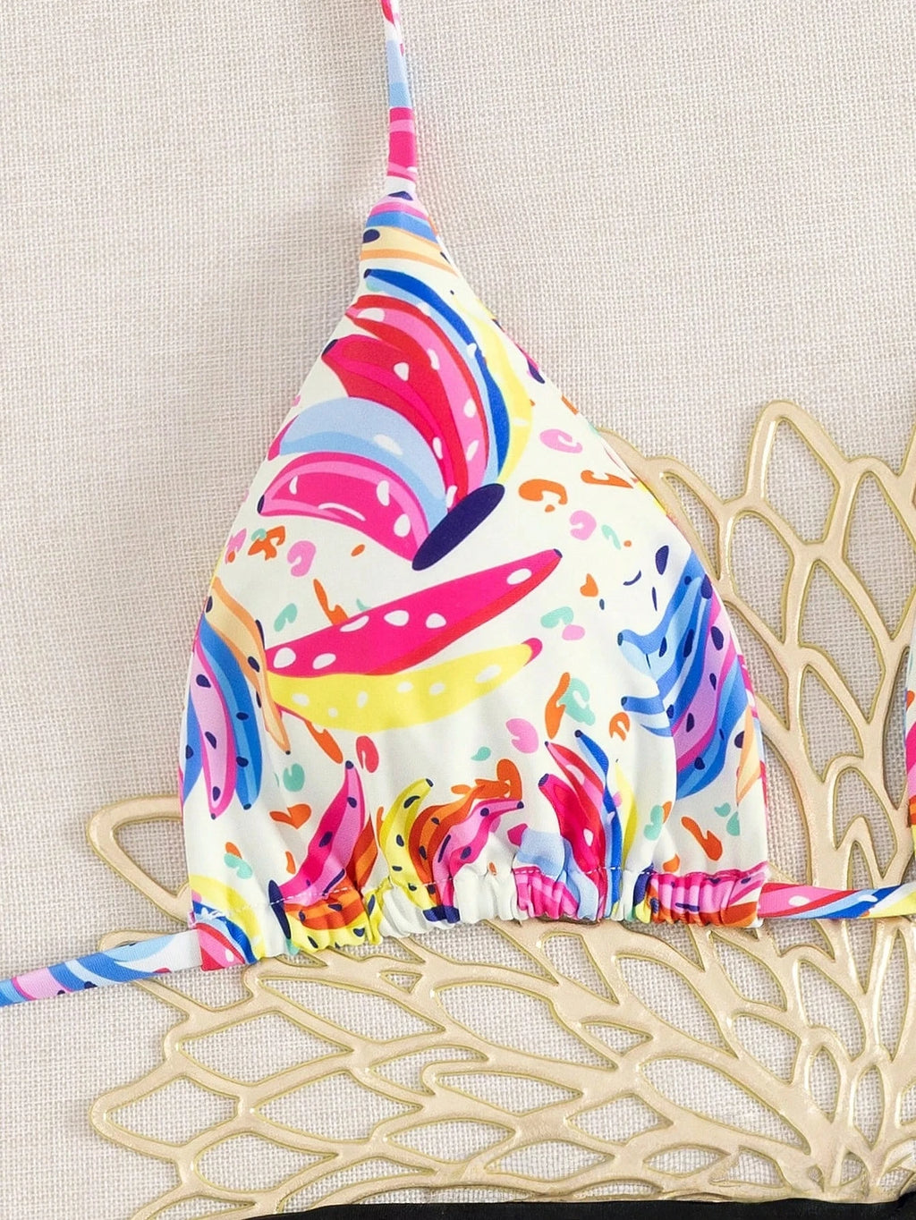 Bikini Print Swimsuit Beach Sexy Ladies Swimwear Seaside Vacation