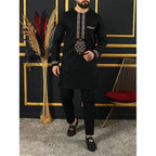 2026 new traditional men's suit luxury gentleman's shirt suit casual travel banquet men's two-piece set fashionable men's suit