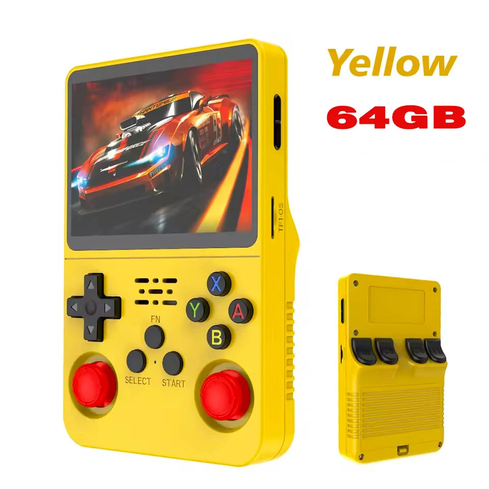 ARKOS R36S Retro Handheld Game Console Linux System 3.5-inch IPS Screen Video Player 64GB/128GB Portable Handheld Game Console