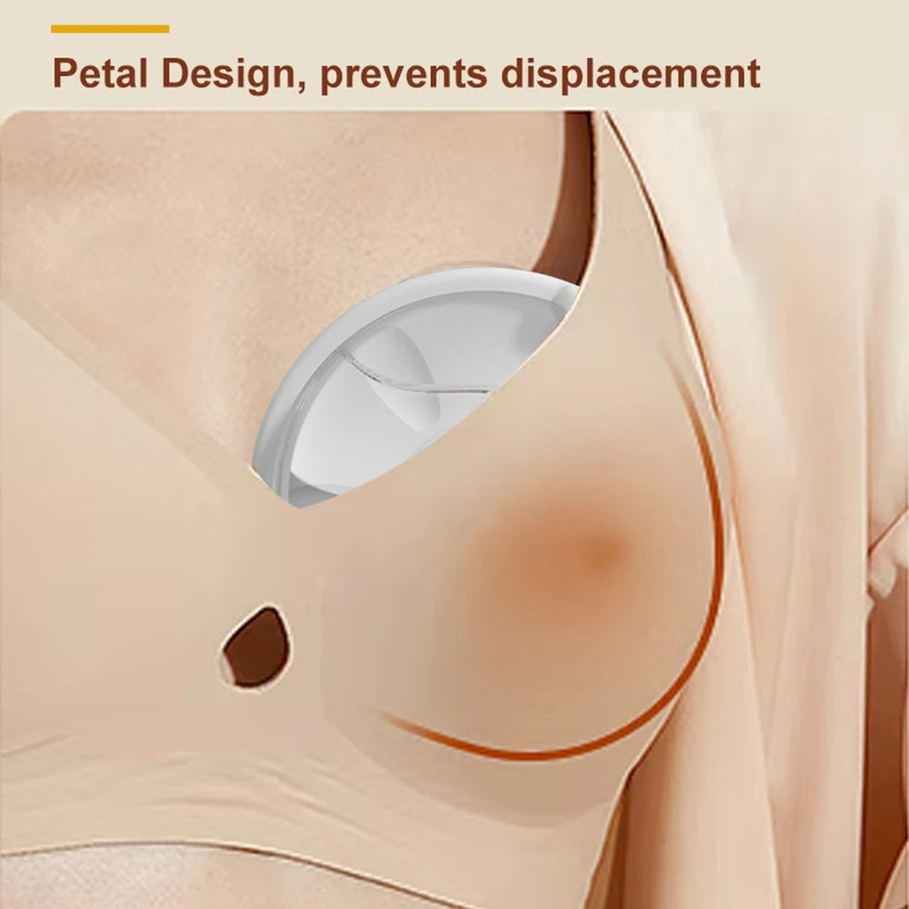 Wearable Milk Saver for Breastfeeding Manual Breastmilk Collector Silicone Breast Shell Milk Catcher for Collecting Breastmilk Secondary image