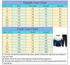 Paris Fashion Men's Hoodies Set Daily Casual Sports Hooded Sweatshirt and Jogger Pants Male Urban Trend Warm Pullover Tracksuit