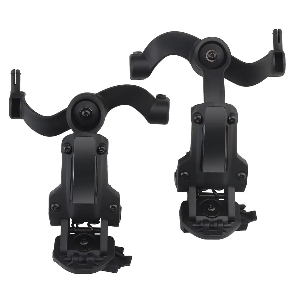 BOOIU Tactical Headset Holder Fast Helmet Rail Mount Adapter Multi-Angle Rotation Pickup Headphone Bracket OPS CORE ARC/Wendy