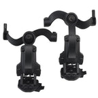 BOOIU Tactical Headset Holder Fast Helmet Rail Mount Adapter Multi-Angle Rotation Pickup Headphone Bracket OPS CORE ARC/Wendy