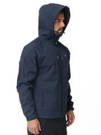 Men's Outdoor Waterproof Windbreak Jacket Lightweight Coat for Camping Hiking Cycling Fishing with Inner Pocket