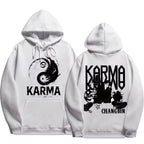 KPOP 4th Album "KARMA" Same Style Unisex Oversized Hoodie FELIX HAN BANGCHAN CHANGBIN HYUNJIN LEE KNOW K-POP Merchandise Apparel