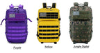 Outdoor Tactical Backpacks 45L Large Capacity Man 3 Days Molle Assault Bags For Outdoor Trekking Camping Backpack