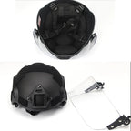 MICH 2000 Tactical Helmet Set, with Balaclava & Visor, Military Adjustable PC Protective Lens, for Airsoft Paintball BB Shooting