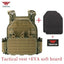YAKEDA Tactical Vest 6094 Fast Detachable Light Laser Cut Outdoor Hunting Black Gear Carry Vest of High Quality