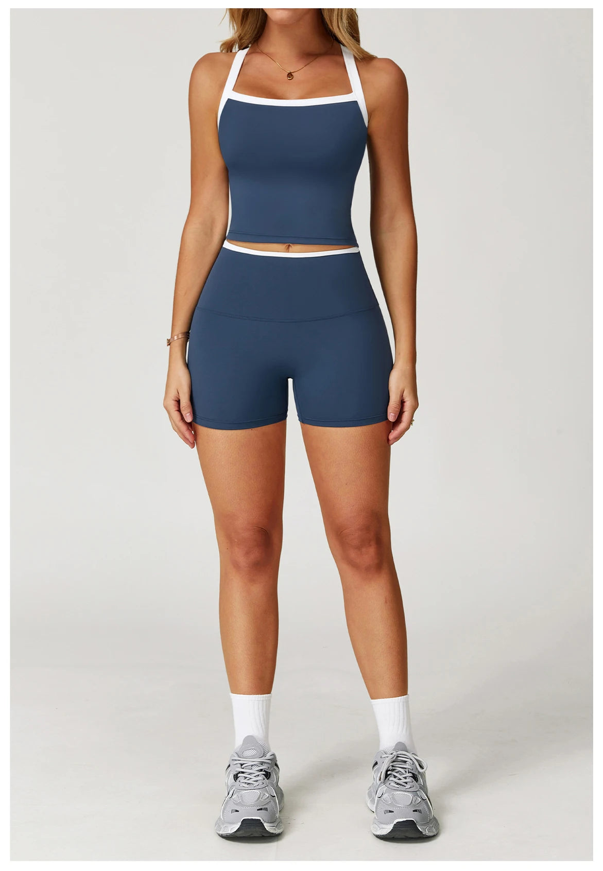 Women's Clothes 2 Pieces Workout Tracksuit Yoga Set Sportswear Gym Clothing High Waist Bell-bottoms Sexy Fitness Bta Sports Suit Secondary image