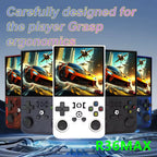 R36MAX Retro Handheld Video Game Console Linux System 4.0Inch IPS Screen Portable Pocket Video Player 64GB 128GB Games Kids Gif