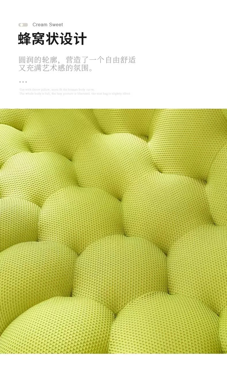 Compressed vacuum cross-border honeycomb pull-point bubble sofa special-shaped hall football three-person lazy sofa