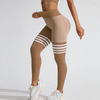 V Back Yoga Leggings – High Waist Scrunch Pants