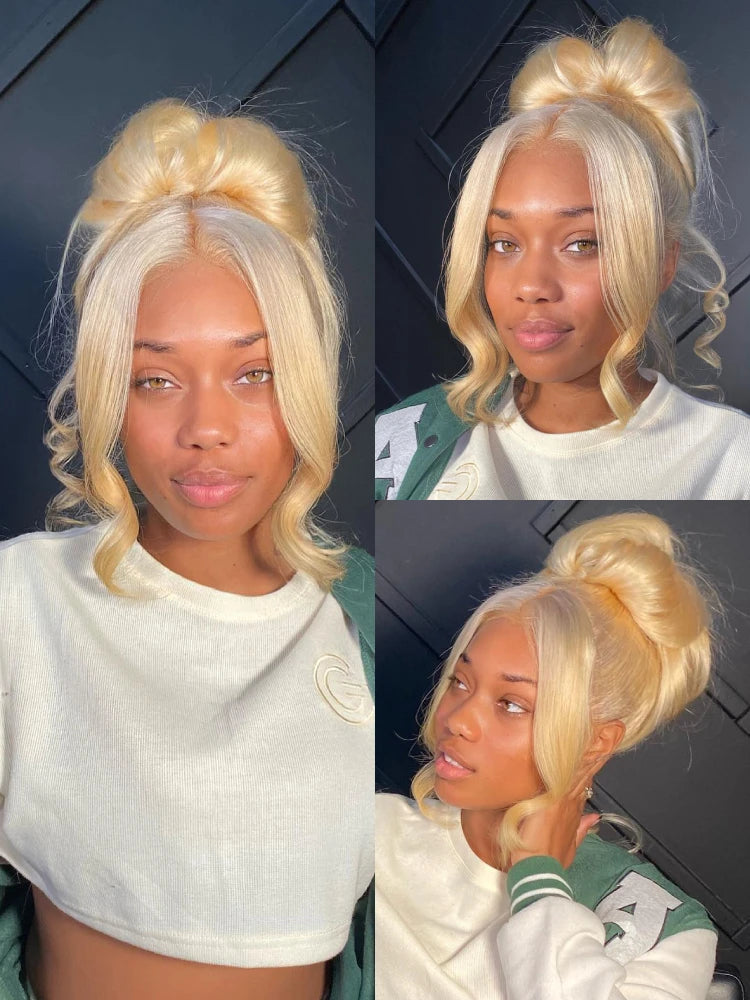 613 Hd 13x4 13x6 360 Lace Frontal Wig Lace Wig Honey Blonde Lace Front Wig Colored Human Hair Brazilian Body Wave Lace Front Wig Main image