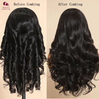 Beautyforever 3D Body Wave 7x5 Bye Bye KNOTS Glueless Wig Human Hair Ready To Wear Brazilian Human Hair Wig Fits All Size Heads