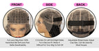 Synthetic Full Lace Locs Braided Wigs for Black Women 24 inches Knotless Box Dreadlock Braids Wig Lace Frontal Braiding Wig