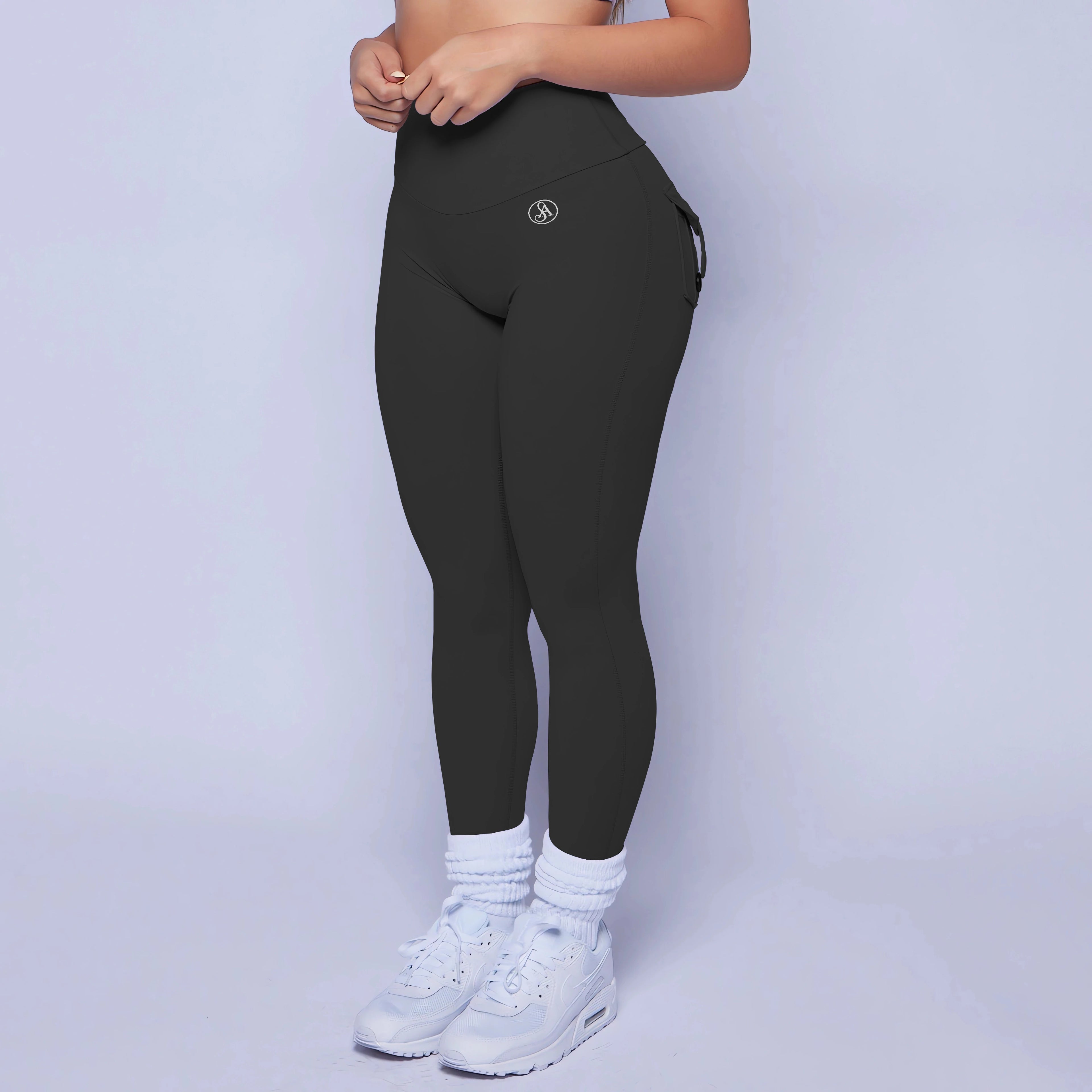 High Waist Gym Leggings – Peach Lift Yoga Pants