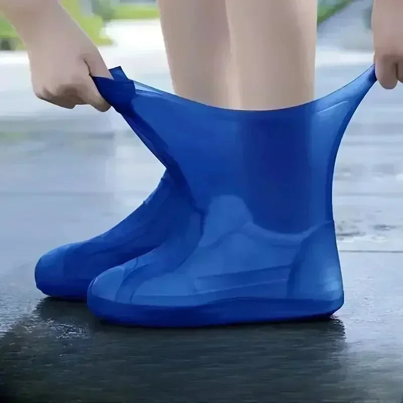 Reusable Coat Walking Shoes Rainy Day Lightweight Thick Wear-resistant Silicone Daily Household Items Rain Shoe Covers Travel