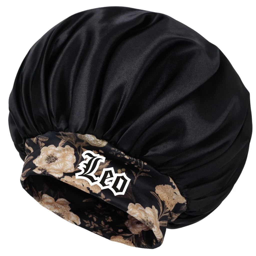 Unisex Lightweight Cotton Twill Bonnet - Breathable, Adjustable Strap, Zodiac Constellation Print for Casual Daily Wear