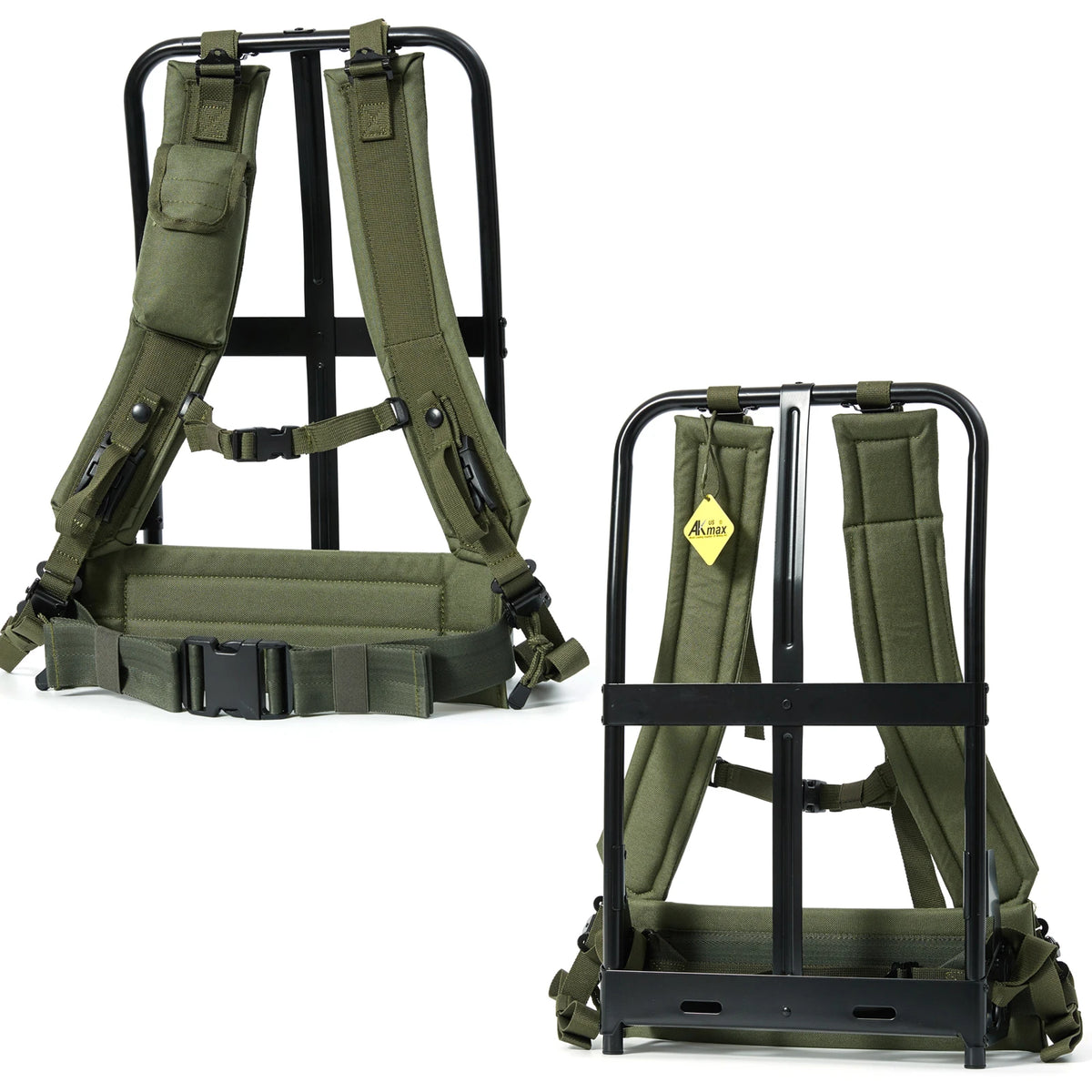 MT Military Alice Medium Pack Army Survival Combat ALICE Rucksack Backpack with External Metal Frame Olive Drab/Black/OCP