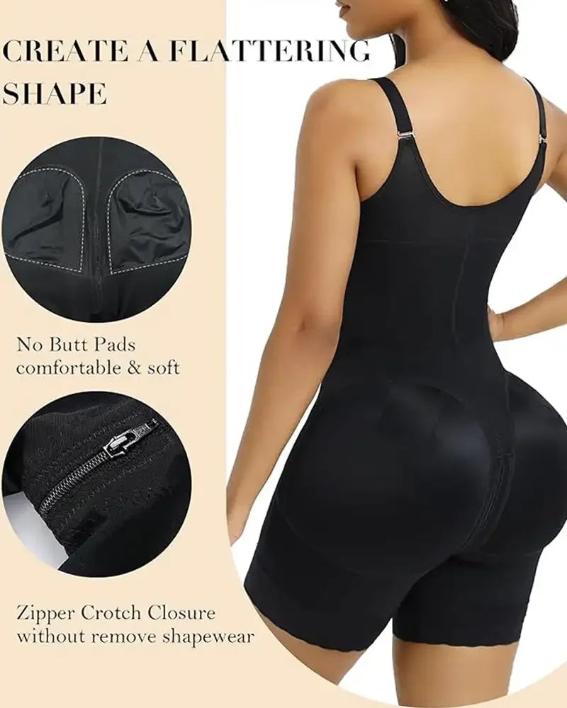 Women's Belly Tummy Control Butt Lifting Zipper Postpartum BodyShaper Fajas Colombian Double Compression Corset Waist Trainer Secondary image