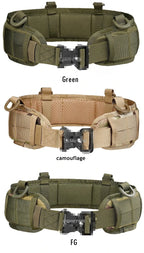 Tactical Padded Belt Airsoft CS Combat Molle Airsoft Girdle Duty Paintball Waist Belts War Game Hunting Accessories