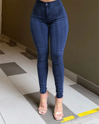 Skinny Jeans Women Mid Waist Fashion Simple y2k Pants 2025 & 2026 Elegant Korean Style Clothes Pencil Pants Temperament Hot Selling