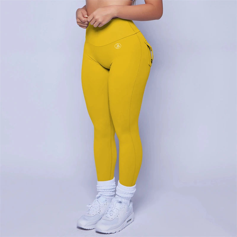 High Waist Gym Leggings – Peach Lift Yoga Pants