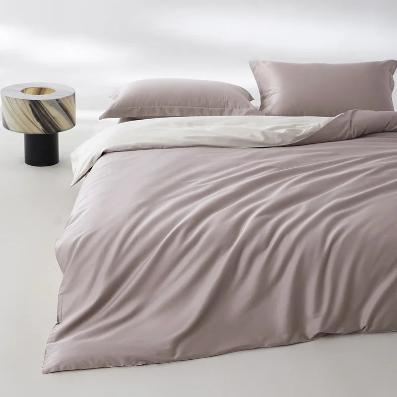 1pc Egyptian Cotton Duvet Cover Solid Color 100% Cotton 800 Thread Count Quilt Cover Korean Minimalist Style Bedding Ultra Soft