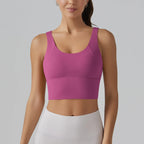 New  Yoga Tank Top Summer Sexy Fitness Yoga  Underwear Women's Sports Bra Push Up Fitness Bra  Running Gym Fitness Tops