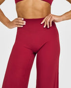 NCLAGEN Straight-Leg Pants Ultra Soft Butter Fabric Women's Mid-Waist Yoga Pants GYM Naked Feel Pilates Running Sport Trousers