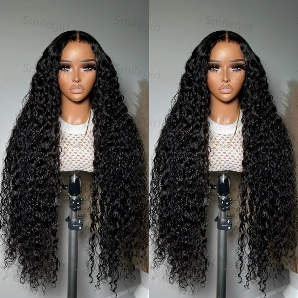 Curly Wig human hair lace frontal wig 13x6 HD lace 250 density deep wave Wig human hair 13x4 lace front Wigs for black women