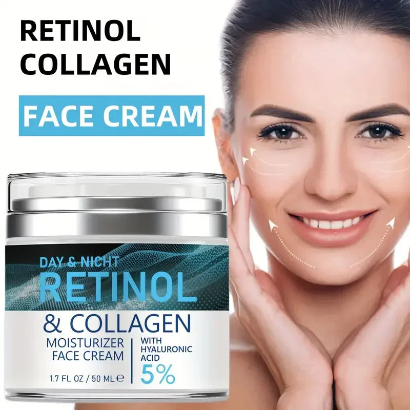 ENVISHA Retinol Collagen Cream Face Skin Care Anti-aging Wrinkle Deep Hydration Moisturizing Skin Health Whitening Exfoliation Secondary image