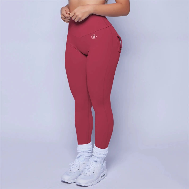 High Waist Gym Leggings – Peach Lift Yoga Pants
