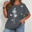 Plus Size Elegant Casual Woman T-Shirt Fashion Loose T-Shirt Woman Temperament Long sleeve T-Shirt Holiday Weekend