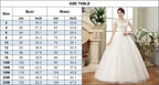 New Plus Size Wedding Dress Slimming Floor-length Back Strap Lace Flower Wedding Dresses for Women White Dress Vestidos De Novia
