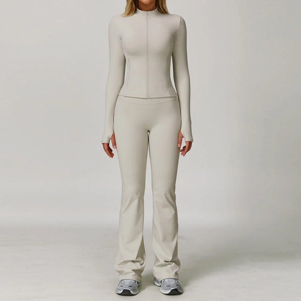 2/3PCS Yoga Suit Sports Set Gym Set Women Tracksuit Running Workout Clothes Long Sleeve Sports Bra Athletic Wear Yoga Clothing