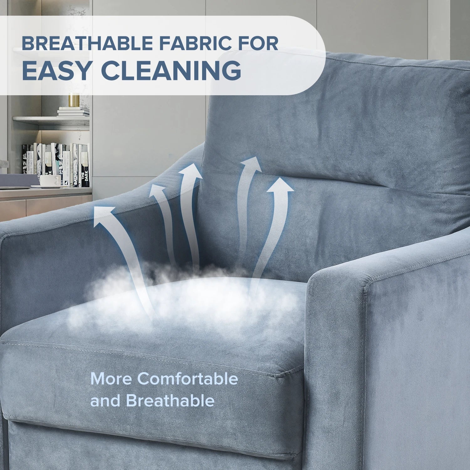 Comfortable Sectional Sofas for Living Room, Small Spaces - Chenille Fabric, Sturdy Frame, Modern Design