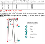 High Waist Flare Jeans - Elastic Bell Bottom Denim Pants