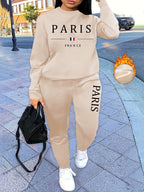 Womans Tracksuit Two Piece Set Hooded Sweatshirts+Sweatpants Suit Lady Casual Jogging Pullovers Fashion Sports Outfits Clothing