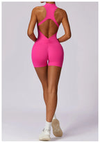 Sweat Suit Set Womens Jumpsuit Activewear Sets Women Gym Elastic Workout Outfit Women's One Pcs Yoga Suit Seamless Sports Set