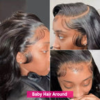 30 Inch 13x6 Straight Lace Front Wigs Human Hair 200% Density HD Lace Front Wigs Human Hair Pre Plucked Glueless Straight Wig