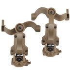 BOOIU Tactical Headset Holder Fast Helmet Rail Mount Adapter Multi-Angle Rotation Pickup Headphone Bracket OPS CORE ARC/Wendy
