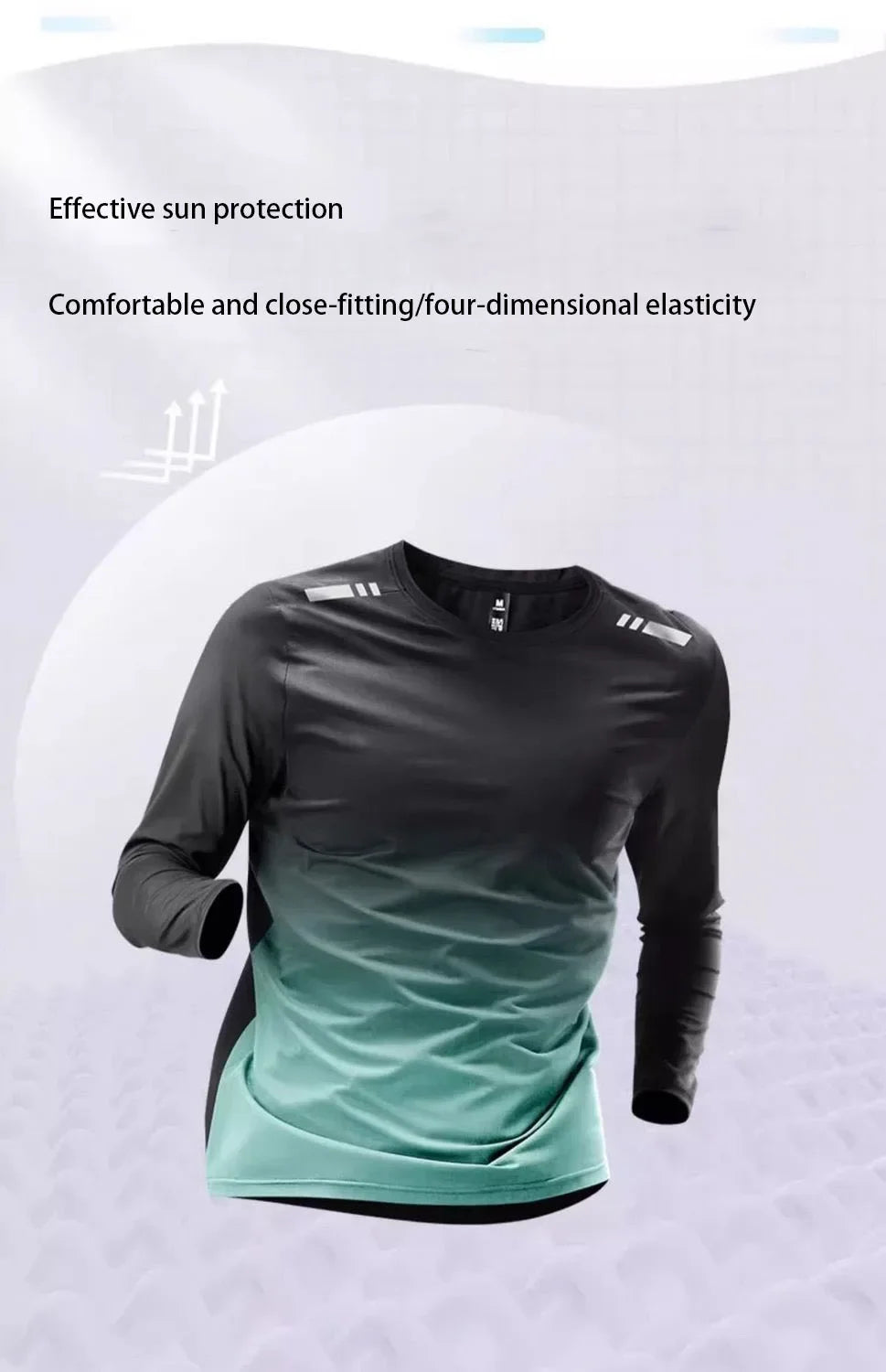 2025 new swimming suit, men's sun-protective long-sleeved and long pants swimsuit. Secondary image