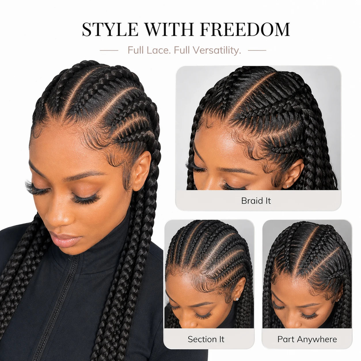 High End Real Full Lace Human Hair Wigs Bone Straight Brazilian 100% Raw Virgin Hair Breathable HD Full Lace Invisible Scalp Wig