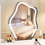Bedroom Mirror Dressing Table Desk White Drawers Light Makeup Vanity Wood Room Penteadeira Com Espelho Dresser Furniture
