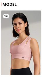 Sports Tops Women's Gym Sexy Underwear Sports Bra Tank Top Gathering Shockproof Women's Sports Underwear High Elasticity