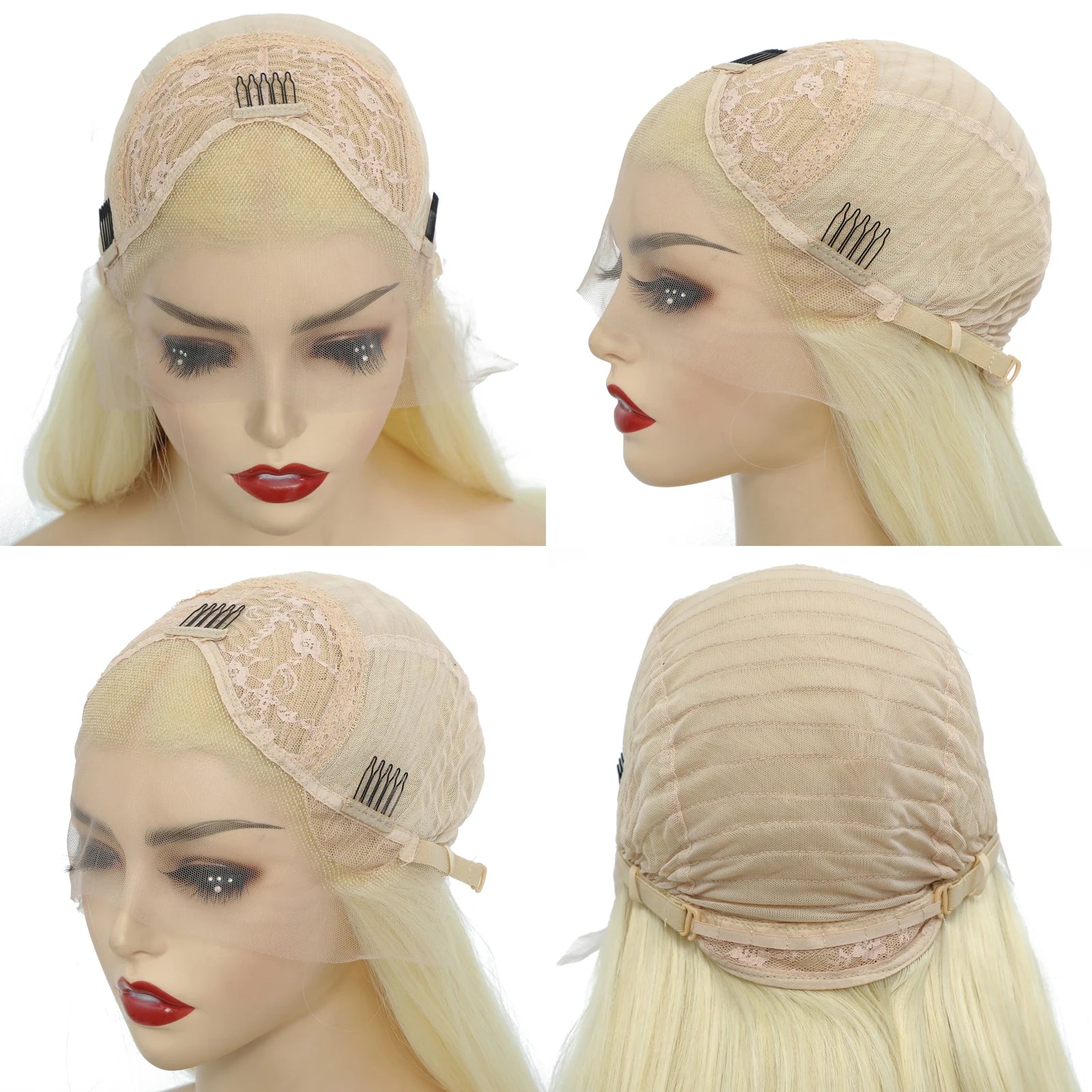 RONGDUOYI Pink Hair Layered Haircut Straight Lace Front Wigs Natural Hair Long Straight Cosplay Heat Fiber Synthetic Wig Purple
