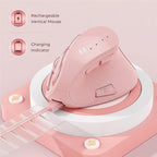 JOMAA 2.4G Wireless Mouse Rechargeable Bluetooth Mouse Ergonomic Vertical Mouse for Mac Windows Laptop Tablet Gaming Mause
